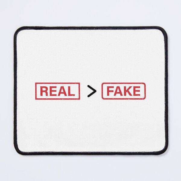 Item preview, Real over Fake designed and sold by Bananobanini.