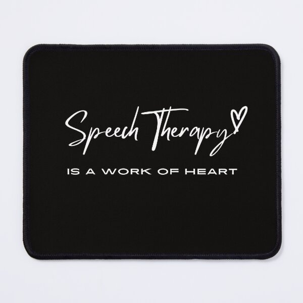 Item preview, Speech Therapy , is a work of heart, Inspirational Therapy saying for End of Year Speech for Teacher  designed and sold by CHAMSSTORE.