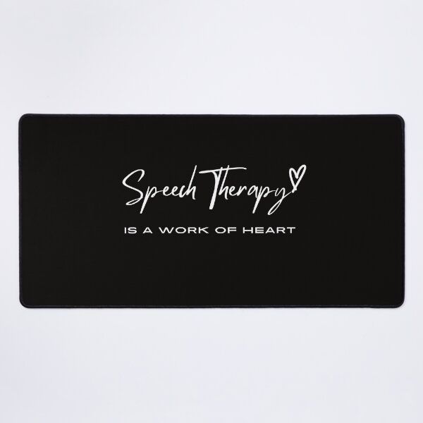 Item preview, Speech Therapy , is a work of heart, Inspirational Therapy saying for End of Year Speech for Teacher  designed and sold by CHAMSSTORE.