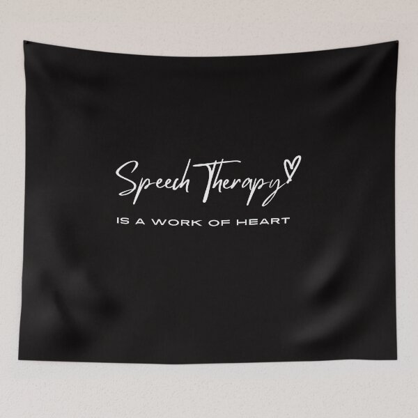 Item preview, Speech Therapy , is a work of heart, Inspirational Therapy saying for End of Year Speech for Teacher  designed and sold by CHAMSSTORE.