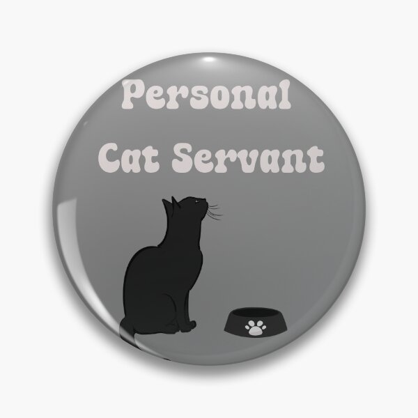 Item preview, Funny Black Cat Personal Servant  designed and sold by ArtFromBeyond.