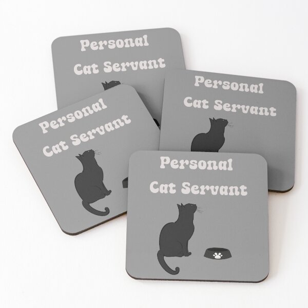 Item preview, Funny Black Cat Personal Servant  designed and sold by ArtFromBeyond.