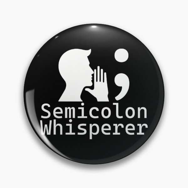 Item preview, Whispered Syntax: The Semicolon Secret - Programmer's Statement designed and sold by MnDShirts.