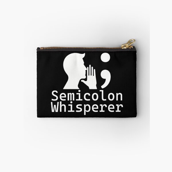 Item preview, Whispered Syntax: The Semicolon Secret - Programmer's Statement designed and sold by MnDShirts.