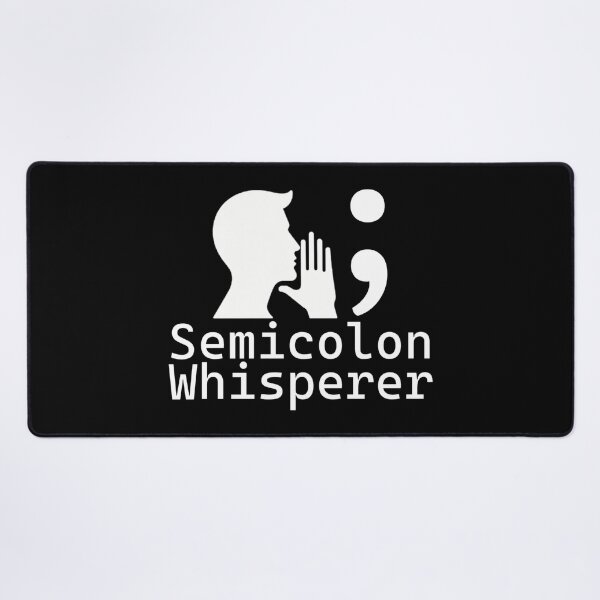 Item preview, Whispered Syntax: The Semicolon Secret - Programmer's Statement designed and sold by MnDShirts.