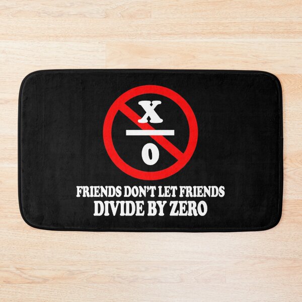Item preview, Friends Don't Divide By Zero designed and sold by ScienceCorner.