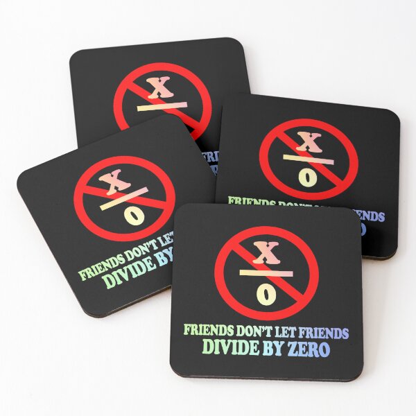 Item preview, Friends Don't Divide By Zero designed and sold by ScienceCorner.