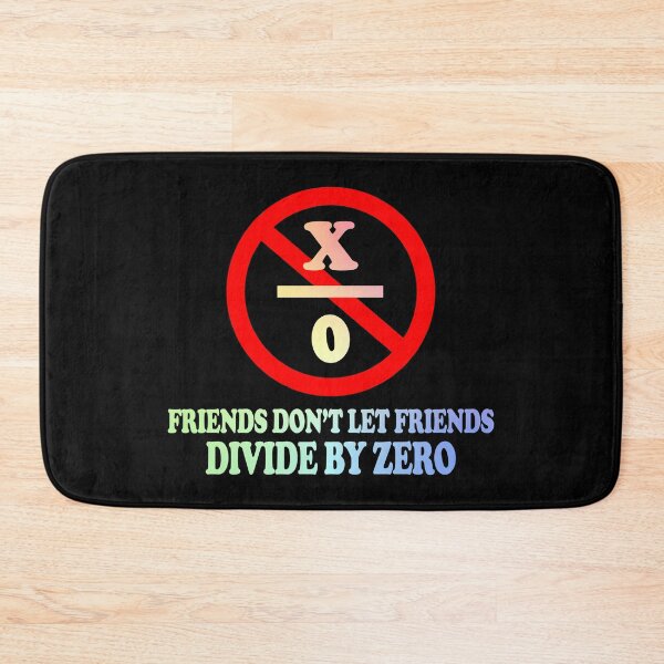Item preview, Friends Don't Divide By Zero designed and sold by ScienceCorner.