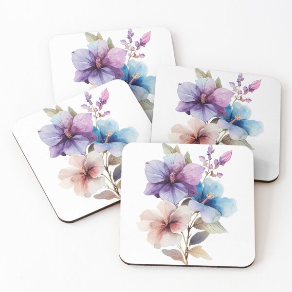 Item preview, Enchanting Watercolor Flowers: Blossoming Beauty in Every Hue designed and sold by Philipe3d.