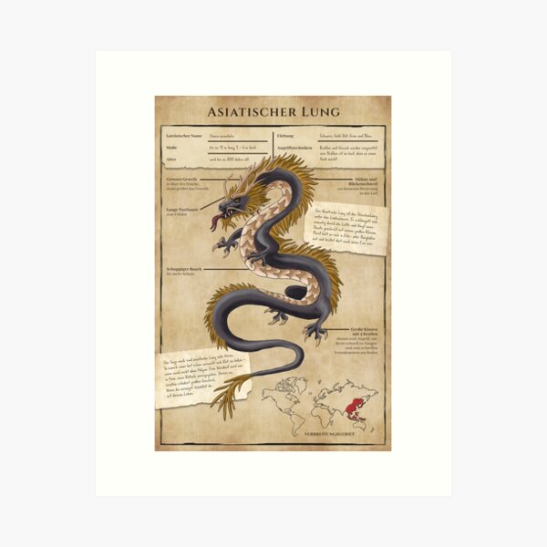 Item preview, Vintage poster Asian Lung designed and sold by InkofNocturna.