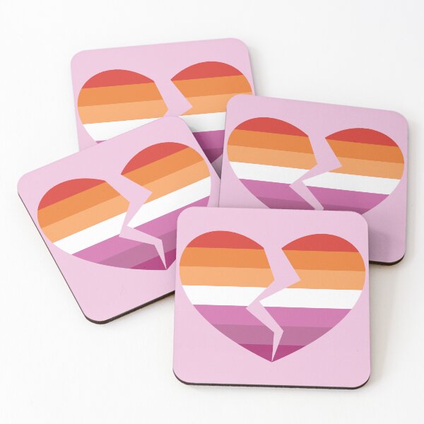 Item preview, Broken Hearted Lesbian, LGBT Broken Love designed and sold by NobizArtwerkz.