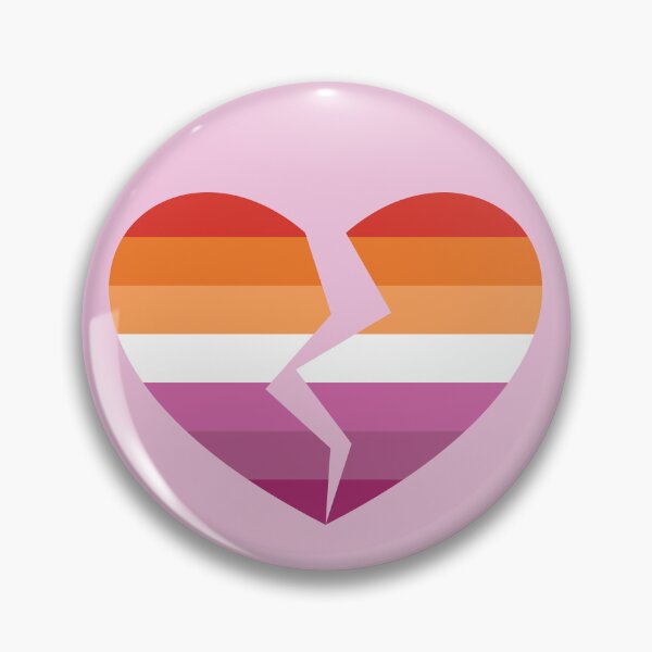 Artikelvorschau, Lesben mit gebrochenem Herzen, LGBT Broken Love entworfen und verkauft von NobizArtwerkz.