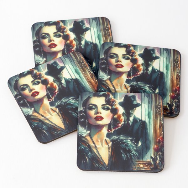 Item preview, Noir Vintage Fatal Captivation [Watercolor] designed and sold by RESToRAPTOR.