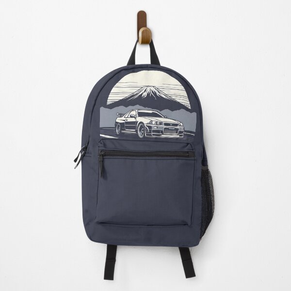 Item preview, Midnight Cruise - Skyline R34 and Mt. Fuji designed and sold by MnDShirts.