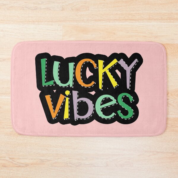 Item preview, Lucky Vibes: Multicolor Typography Delight designed and sold by FrescoDesign.