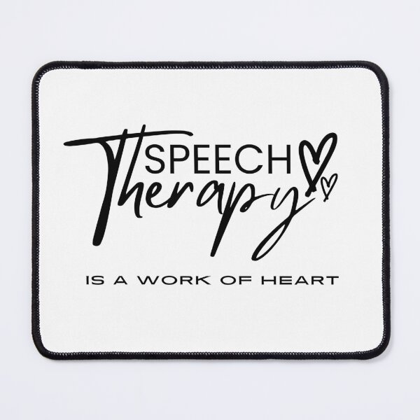Item preview, Speech Therapy , is a work of heart, Inspirational Therapy saying for End of Year Speech for Teacher  designed and sold by CHAMSSTORE.