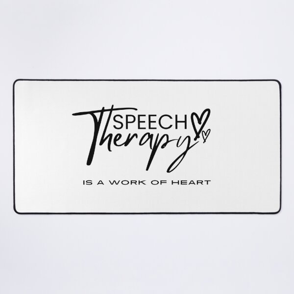 Item preview, Speech Therapy , is a work of heart, Inspirational Therapy saying for End of Year Speech for Teacher  designed and sold by CHAMSSTORE.