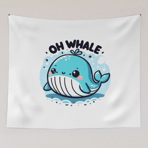 Item preview, Oh Whale Funny Saying Pun Of Oh Well designed and sold by Culmika.