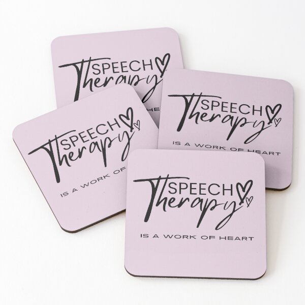 Item preview, Speech Therapy , is a work of heart, Inspirational Therapy saying for End of Year Speech for Teacher  designed and sold by CHAMSSTORE.