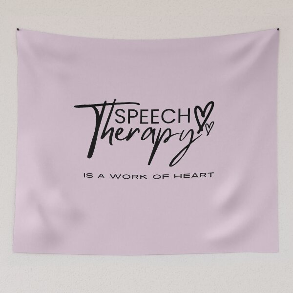 Item preview, Speech Therapy , is a work of heart, Inspirational Therapy saying for End of Year Speech for Teacher  designed and sold by CHAMSSTORE.