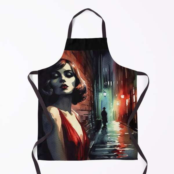 Item preview, Noir Vintage Femme Fatale [Watercolor] designed and sold by RESToRAPTOR.