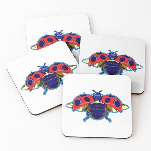 Item preview, Flying Lady Bug (Coccinellidae) Lady Beetle designed and sold by SamDaytonArt.