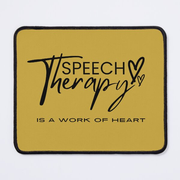 Item preview, Speech Therapy , is a work of heart, Inspirational Therapy saying for End of Year Speech for Teacher  designed and sold by CHAMSSTORE.