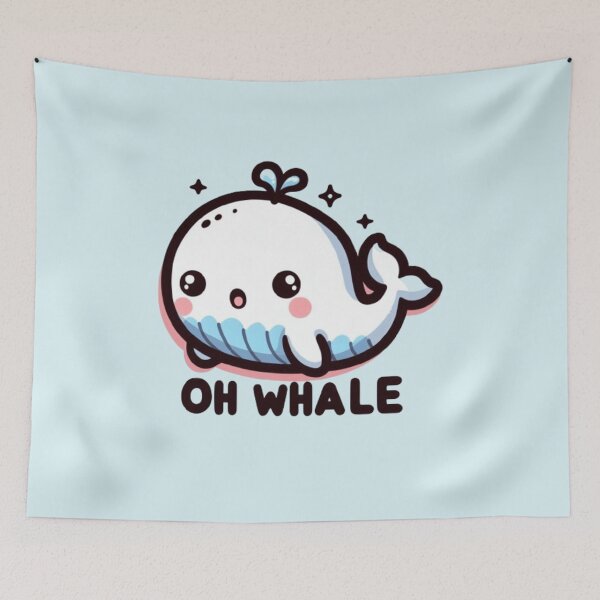 Item preview, Oh Whale Funny Saying Pun Of Oh Well designed and sold by Culmika.