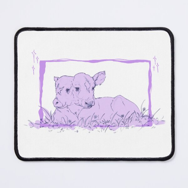 Item preview, Two Headed Calf - Twice as bright as usual - Lavander - purple designed and sold by Mossymagpies.