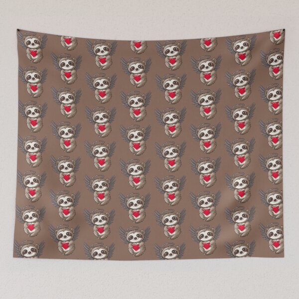 Item preview, Cute Sloth with Love Heart. Valentines Day designed and sold by LeeLooUA.