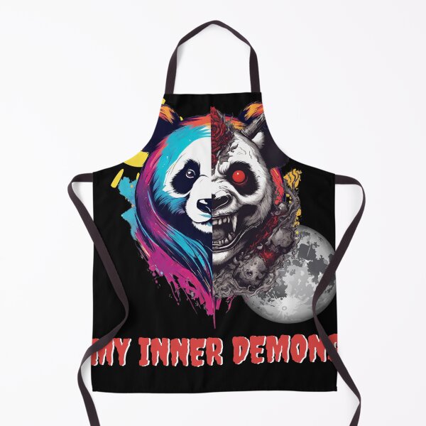 Item preview, My inner demons, Colorful panda, double designed and sold by GroonSpace.