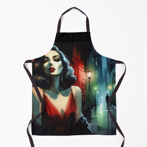 Item preview, Noir Vintage Femme Fatale [Watercolor] designed and sold by RESToRAPTOR.