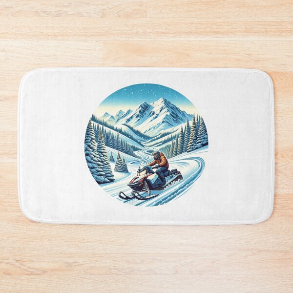 Item preview, Snowmobiling Mountains | Snowmobile | Winter | Nature designed and sold by ShopCoolStop.