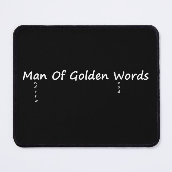 Item preview, Man of golden words designed and sold by WordsMusic.