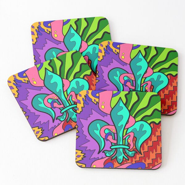 Item preview, Colorful Fleur De Lis designed and sold by olsenartsco.