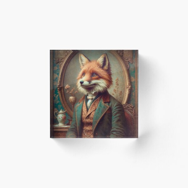 Item preview, The Fox of High Society designed and sold by ARTificialJames.