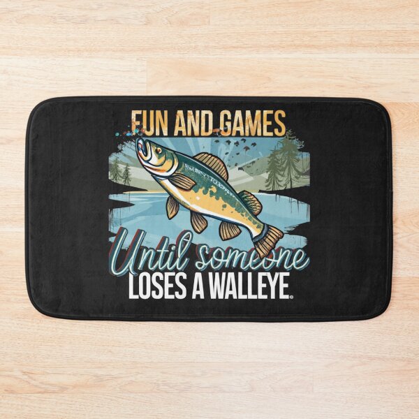 Item preview, Fun and Games until someone loses a walleye style Watercolor Splatter designed and sold by Pawel Oska.