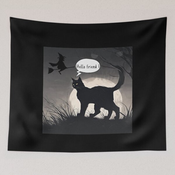 Item preview, Black cat designed and sold by Wiesława Smolińska.