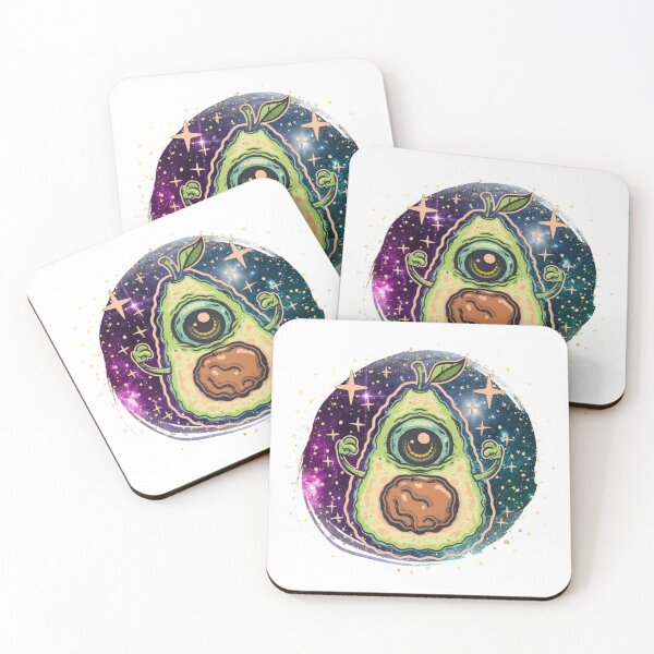 Item preview, Avocado Kawaii Universe designed and sold by PrimeInk.