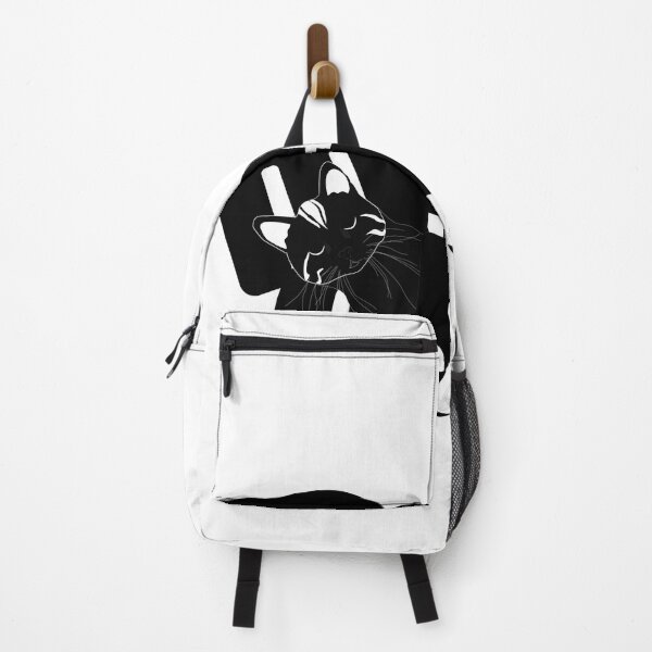 Item preview, Black and White cat drawing and meow text designed and sold by Trend-Dify.