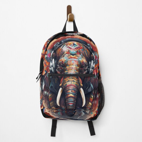 Item preview, DARK ARTISTRY FANTASY ELEPHANT IN HEADPHONES 2 designed and sold by justyna-s28.