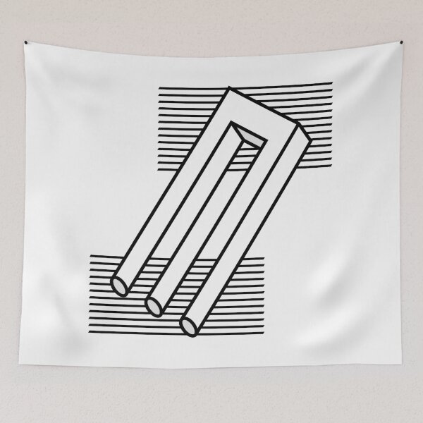Item preview, Impossible Trident Optical Illusion designed and sold by VeryRandomShop.