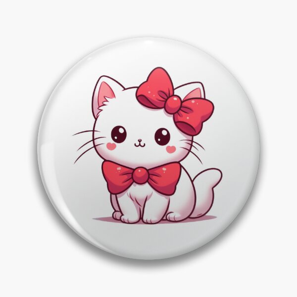 Item preview, Cute cat with red bows designed and sold by LandPol.