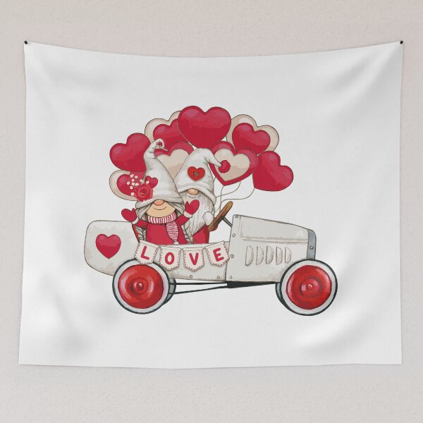 Item preview, Kids Valentines Day Construction Trucks designed and sold by DashBliss.
