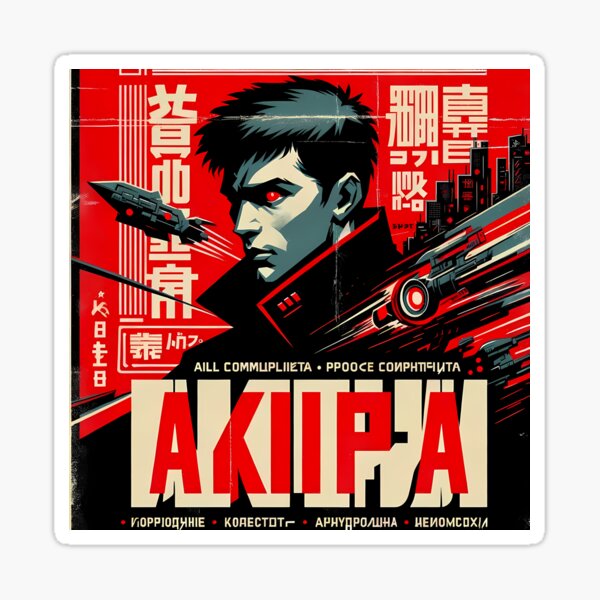 Akira Vintage Communist Poster Sticker