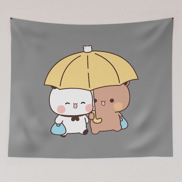 Item preview, BuBu Panda DuDu Bear enjoying their Walk :) designed and sold by Pandety.