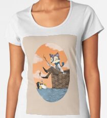 Just the two of us - Fox and Penguin Women's Premium T-Shirt