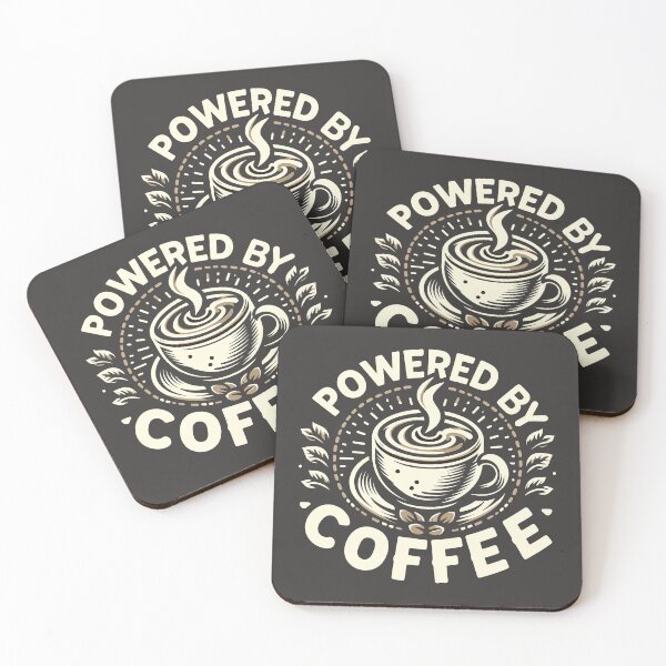 Item preview, Powered by Coffee designed and sold by Fitzys-Shop.
