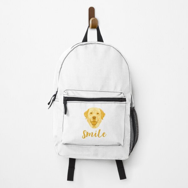 Item preview, Golden Yellow Labrador Retriever Joyful Smile White Background designed and sold by DuFauna.