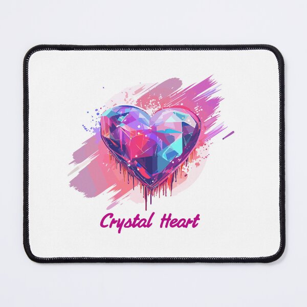 Item preview, Crystal Heart pink designed and sold by TheRealmWithin.